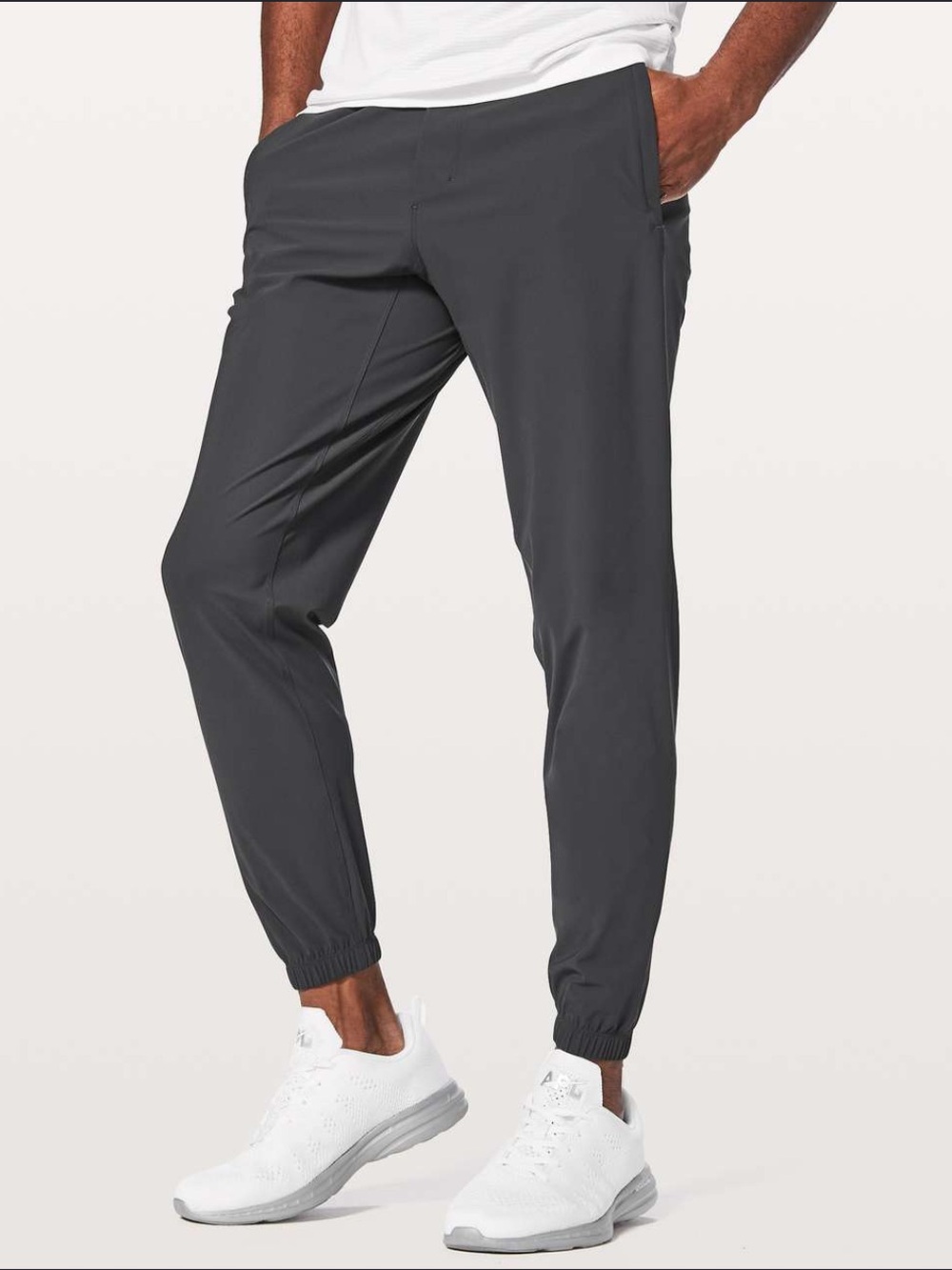 Men's Charcoal Grey Lululemon surge Performance Jogger Pants large